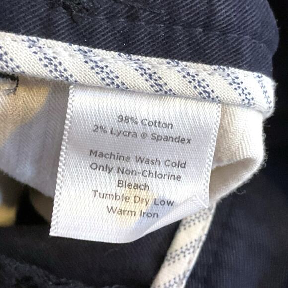 Talbots Pants Heritage Boot Navy Blue Size 6 Cotton Spandex Stretch Career Work - Picture 7 of 10